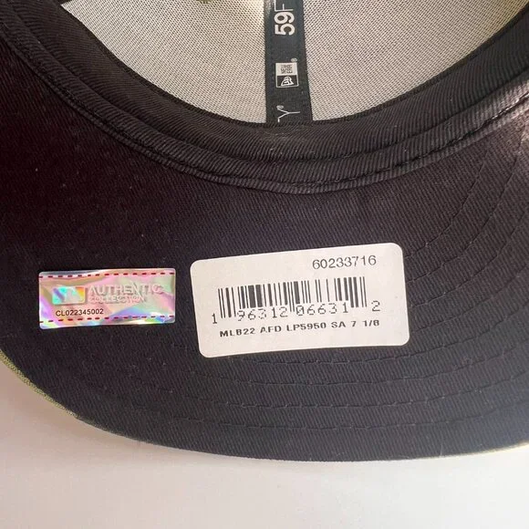 New Era San Francisco Giants Camo Hat with Gold Logo NWT - Picture 5 of 6